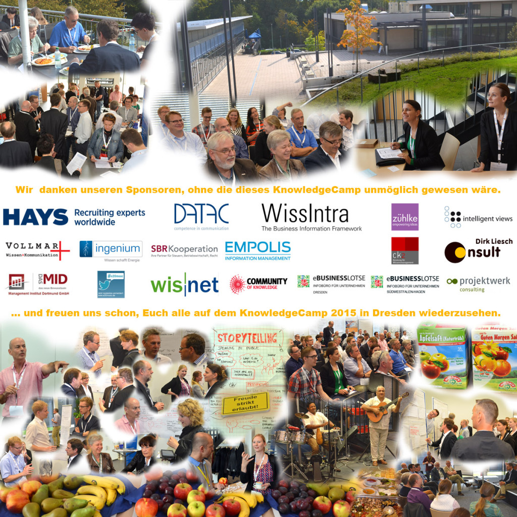 Collage zum KnowledgeCamp 2014