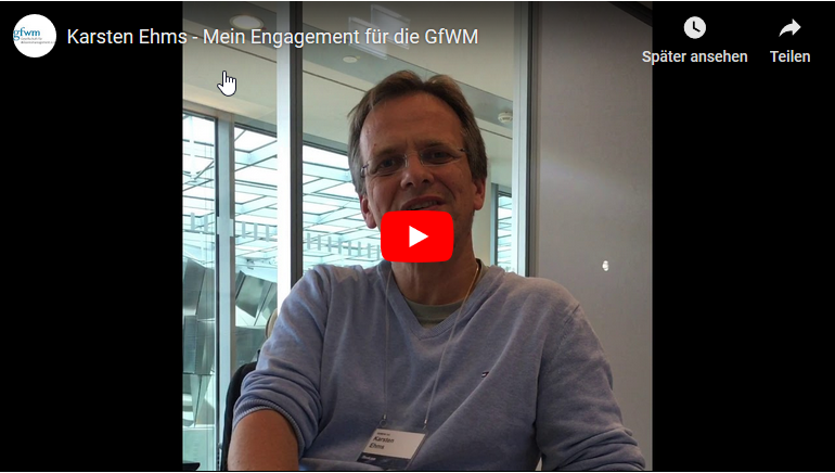 Karsten Ehms engagiert sich für die GfWM
