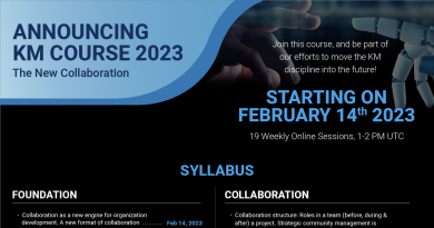 KM Course 2023: The New Collaboration